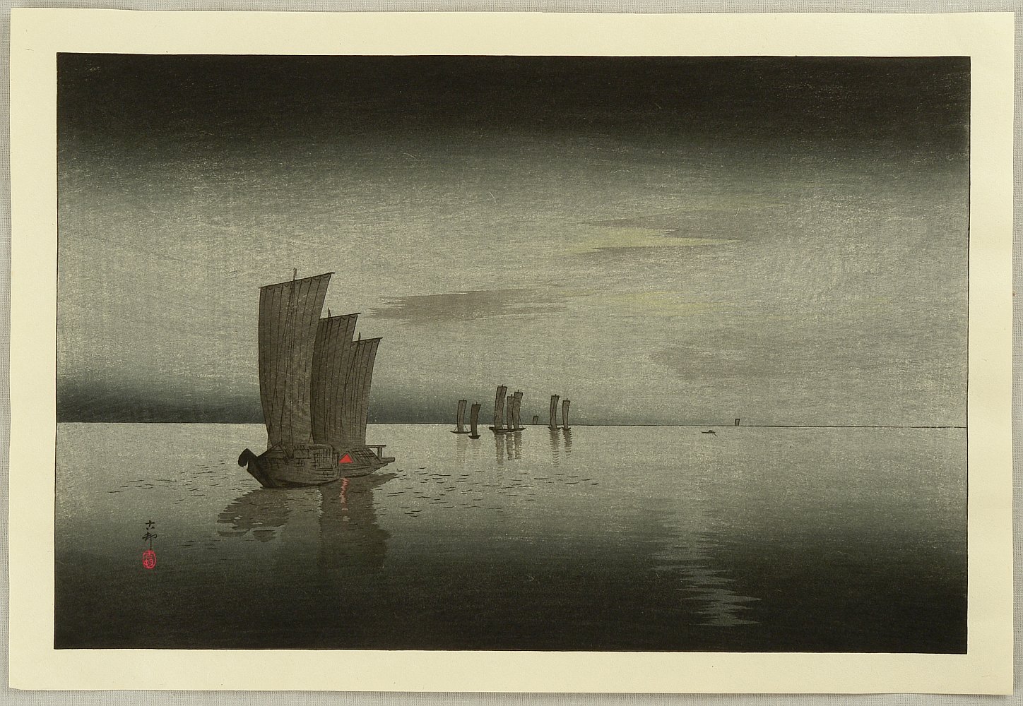 Ohara Koson - Fishing Boats