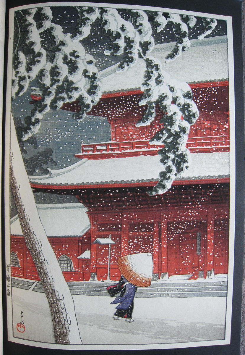 Hasui Kawase - The Zojoji Temple