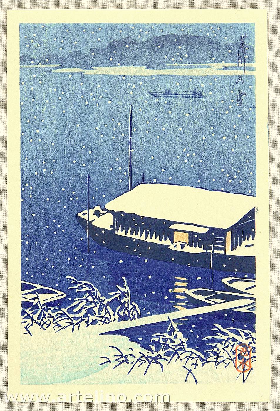 Hasui Kawase - Arakawa River