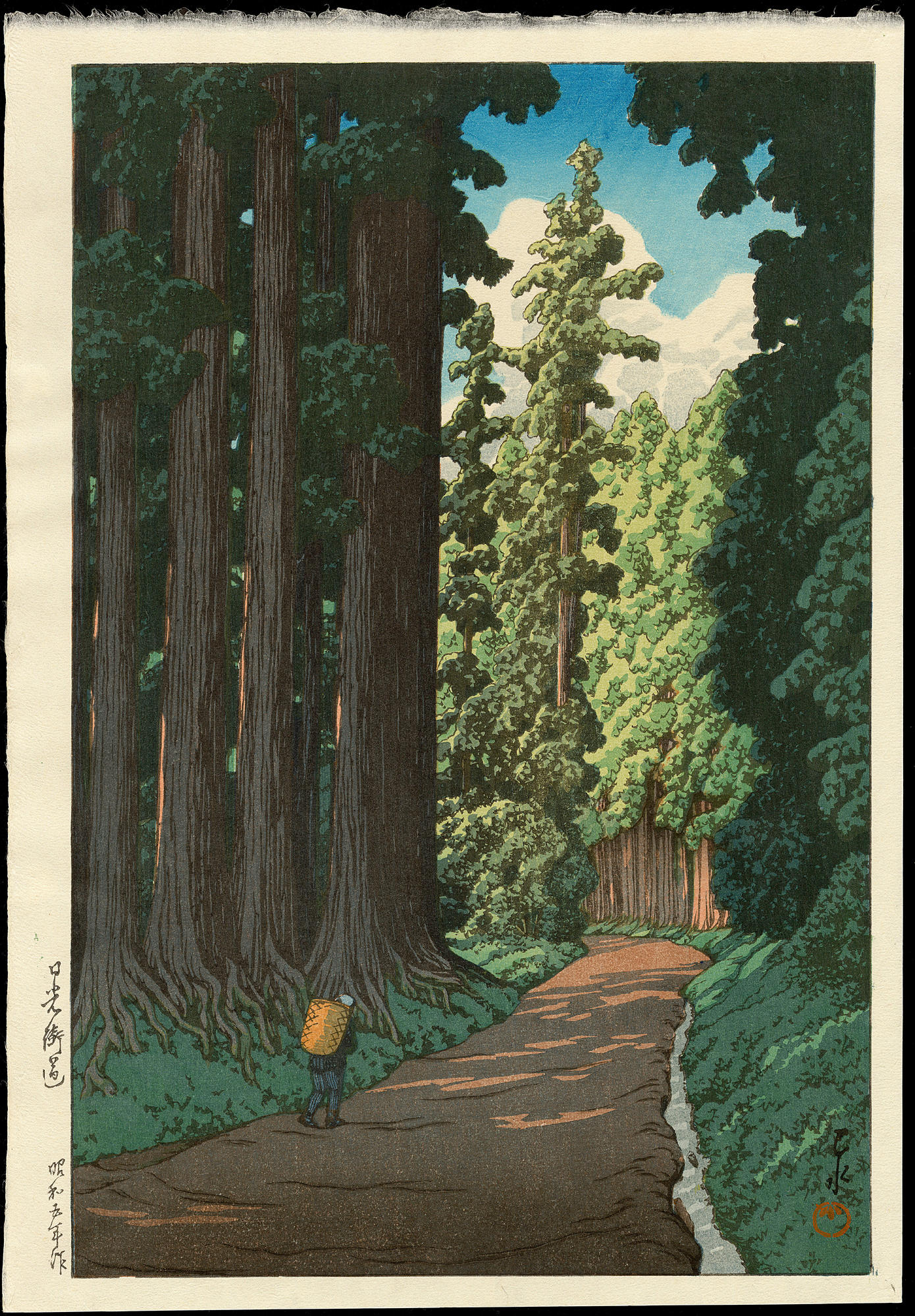 Hasui Kawase - Road to Nikko (Nikko Kaido Line) – 日光街道