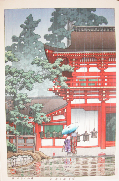 Hasui Kawase - Kasuga Shrine in Nara