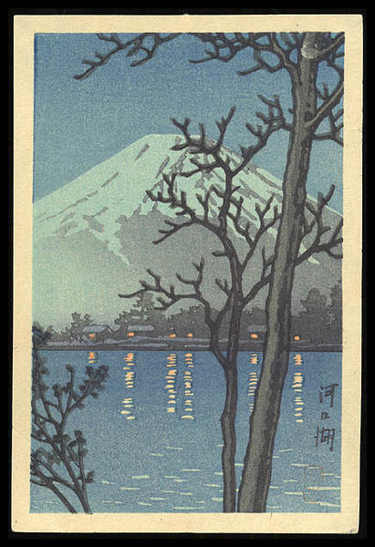 Hasui Kawase - Lake Kawaguchi