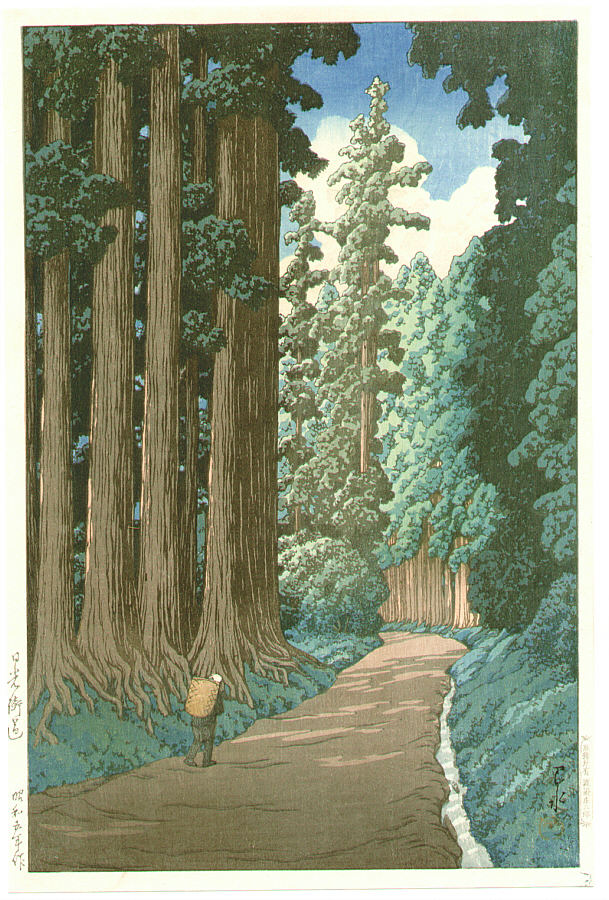 Hasui Kawase - Road to Nikko