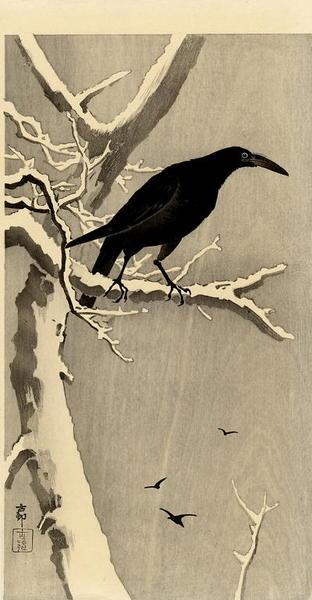 Ohara Koson - Jungle Crow