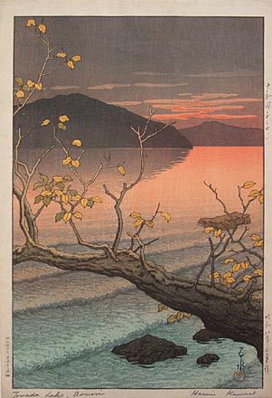 Hasui Kawase - Towada Lake, Aomori (Towadako noguchi)