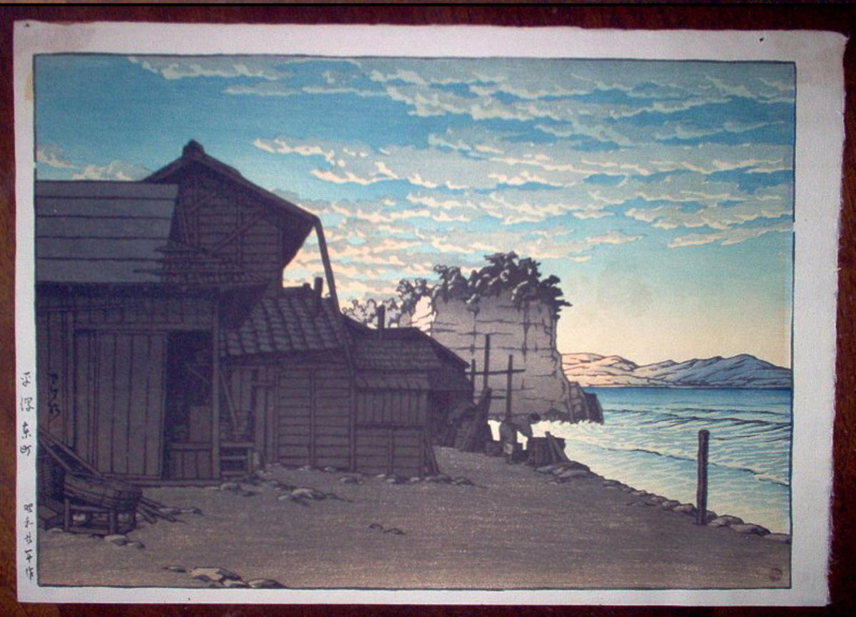 Hasui Kawase - Higashi- Hirakata