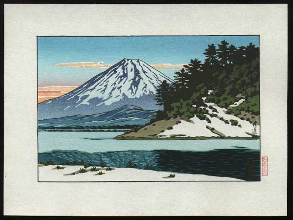 Hasui Kawase - Lake Shoji