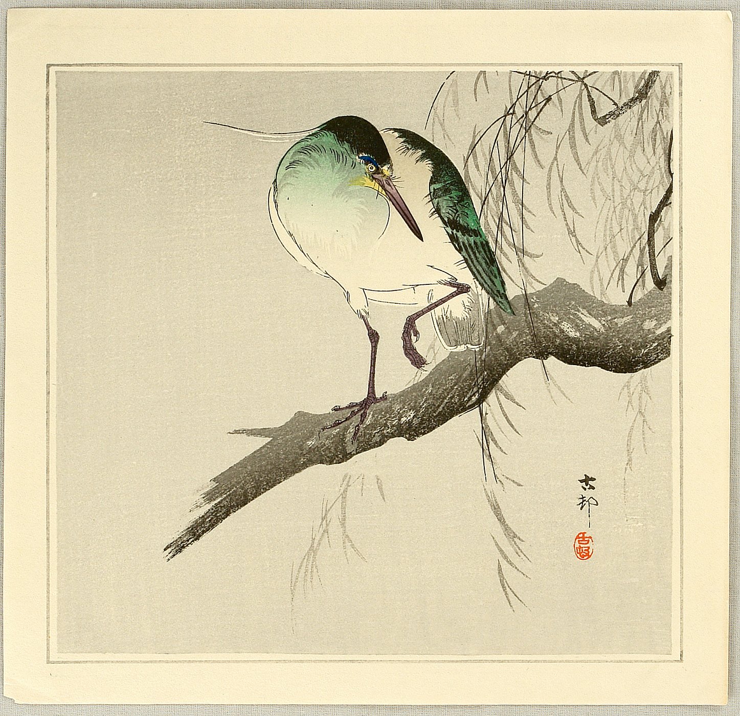 Ohara Koson - Night Heron