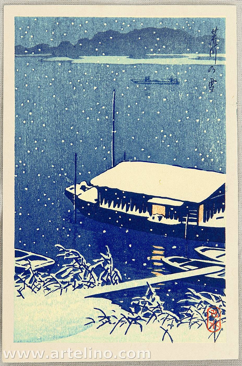 Hasui Kawase - Arakawa River