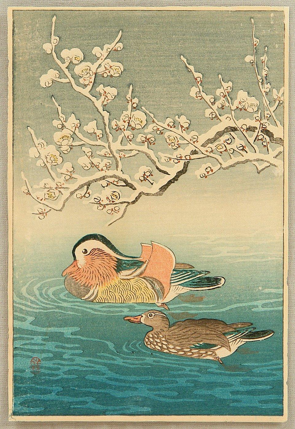 Ohara Koson - Mandarin Ducks