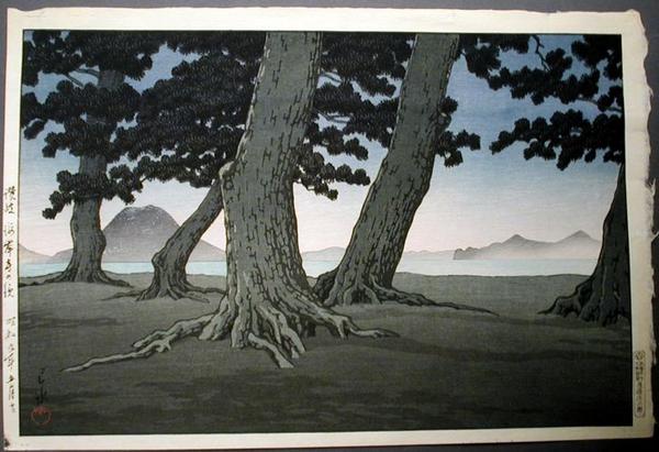 Hasui Kawase - Teranohama, Sanuki Coast- Kaiganji Beach