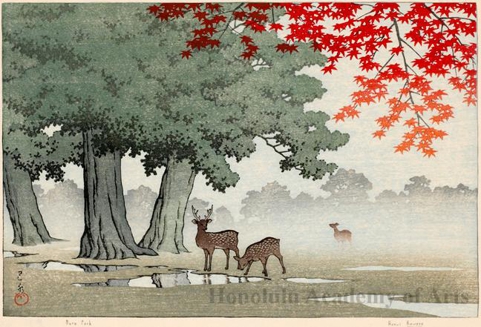 Hasui Kawase - Nara Park