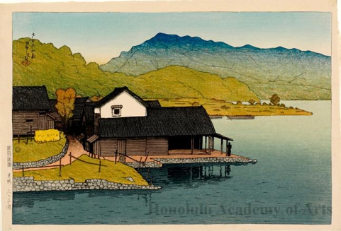 Hasui Kawase - Lake Kugushi , Wakasa