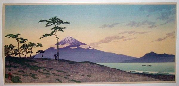 Hasui Kawase - Evening at Miho — Miho no Yu