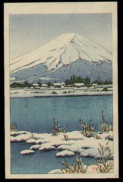 Hasui Kawase - Lake Kawaguchi