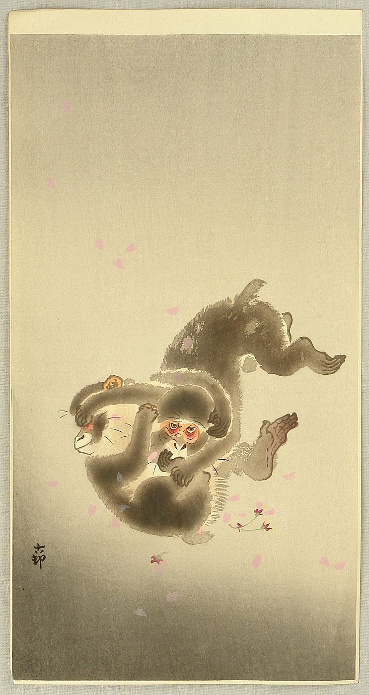 Ohara Koson - Fighting Monkeys