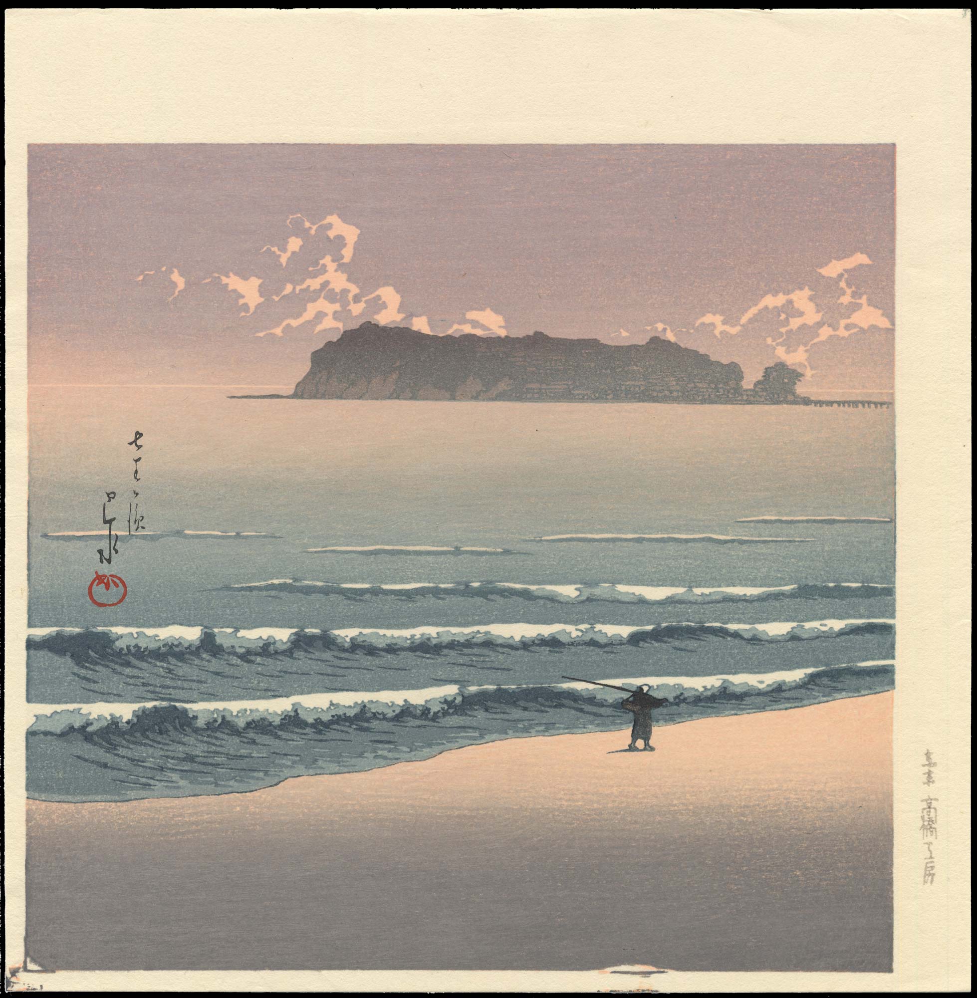 Hasui Kawase - Shichirigahama-Seven Mile Beach
