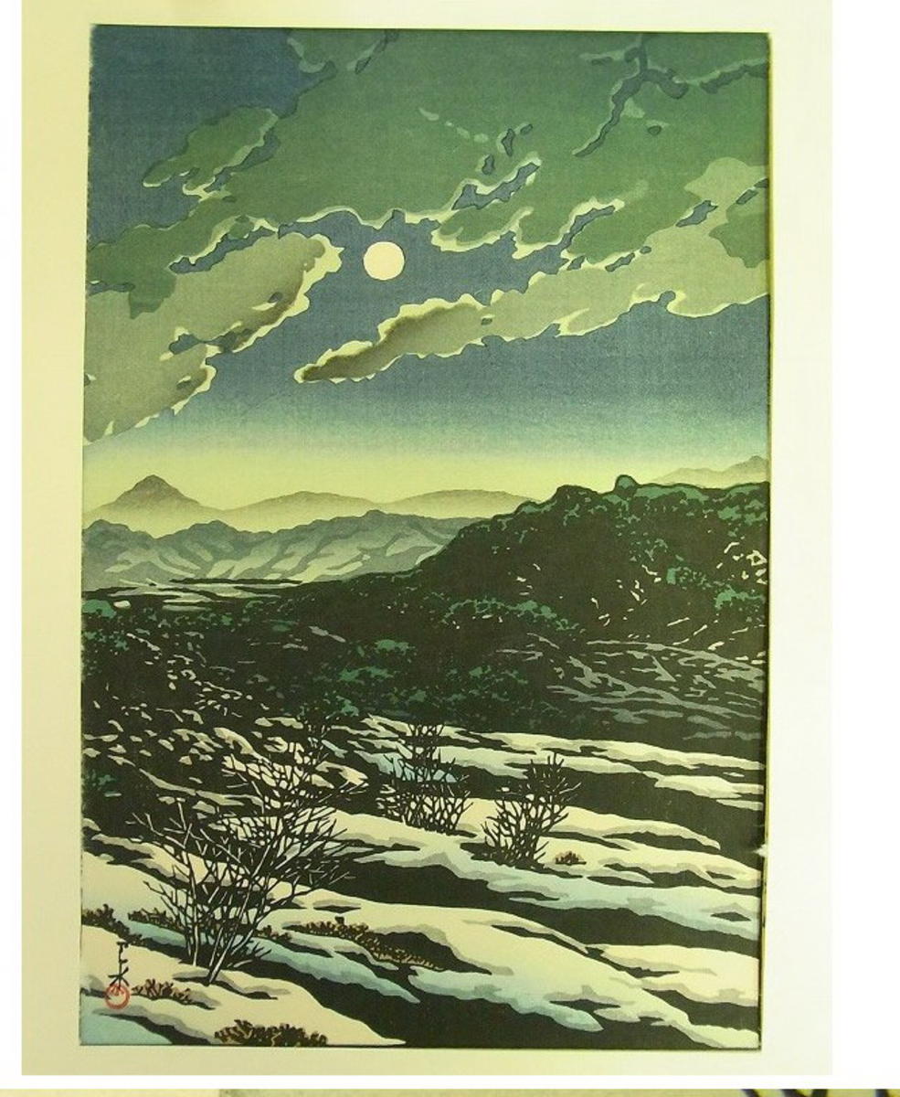 Hasui Kawase - Karikatsu Valley