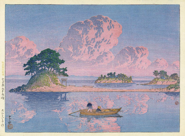 Hasui Kawase - Kujukushima, Shimabara