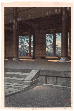 Hasui Kawase - Chion Temple, Kyoto