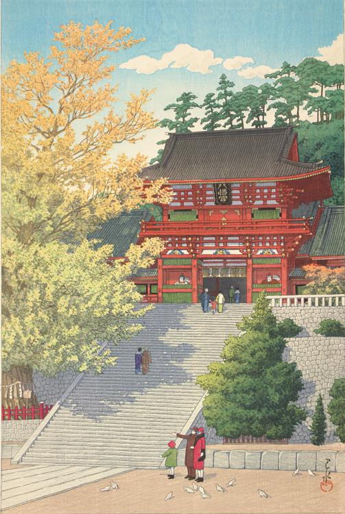 Hasui Kawase - Tsuruoka Hachimangu