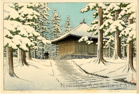 Hasui Kawase - Chüson Temple