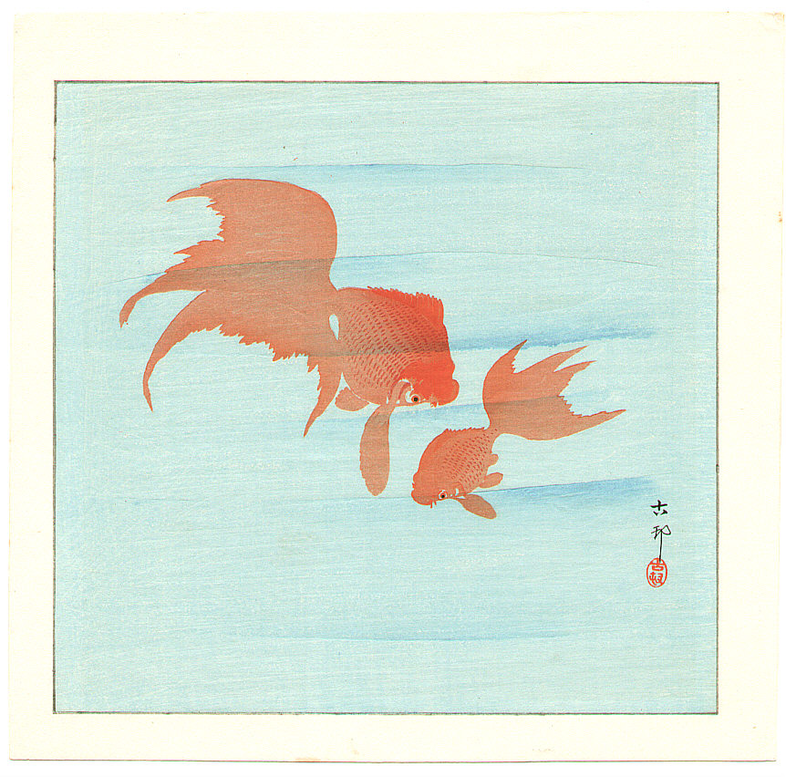 Ohara Koson - Two Gold Fish