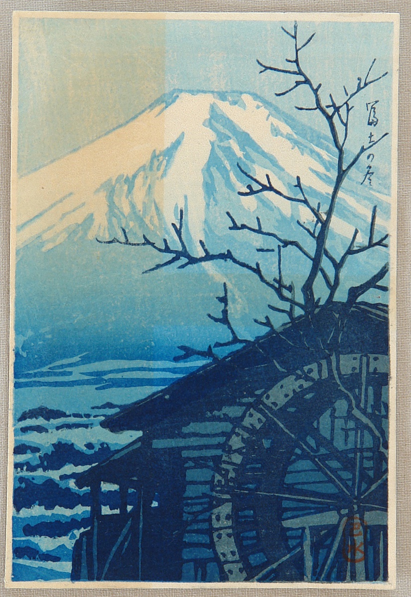 Hasui Kawase - Mt. Fuji in Winter