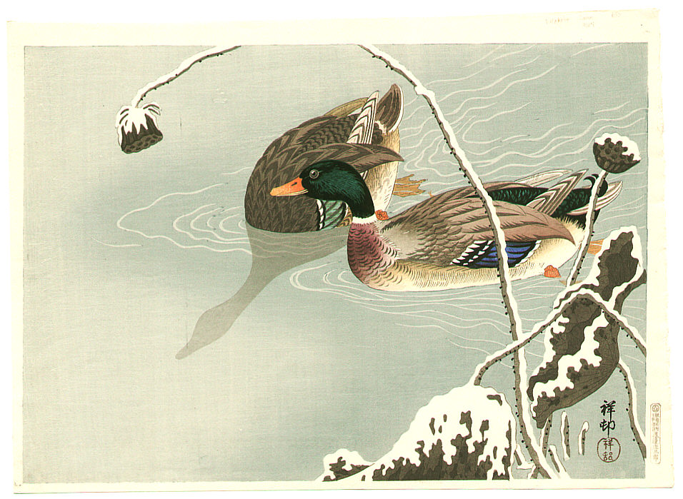 Ohara Koson - Mallard and Lotus