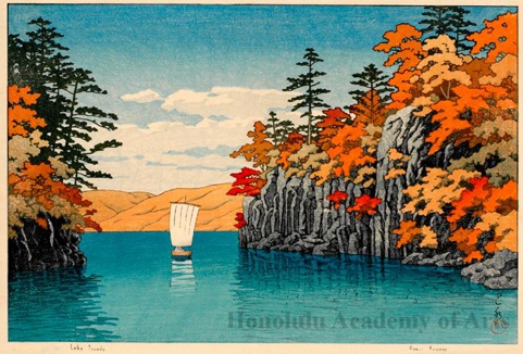 Hasui Kawase - Lake Towada