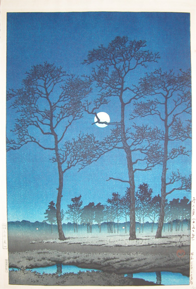 Hasui Kawase - Winter Moon