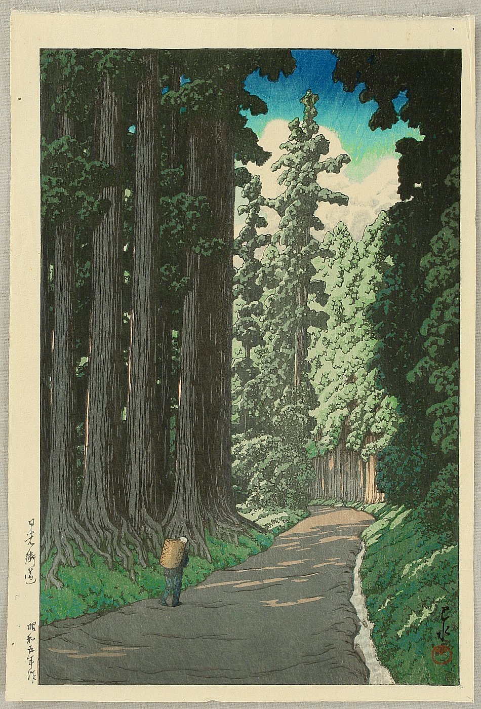 Hasui Kawase - Road to Nikko