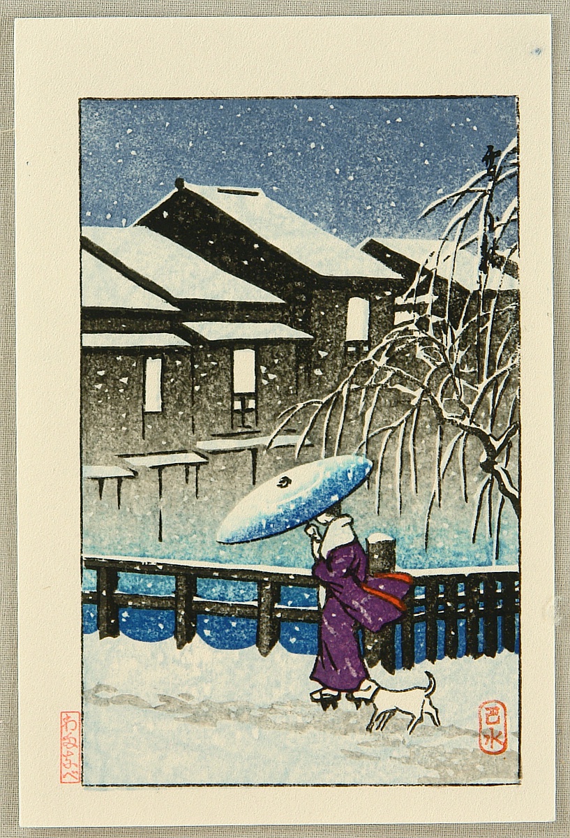 Hasui Kawase - In the Snow