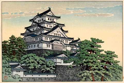 Hasui Kawase - Himeji Castle