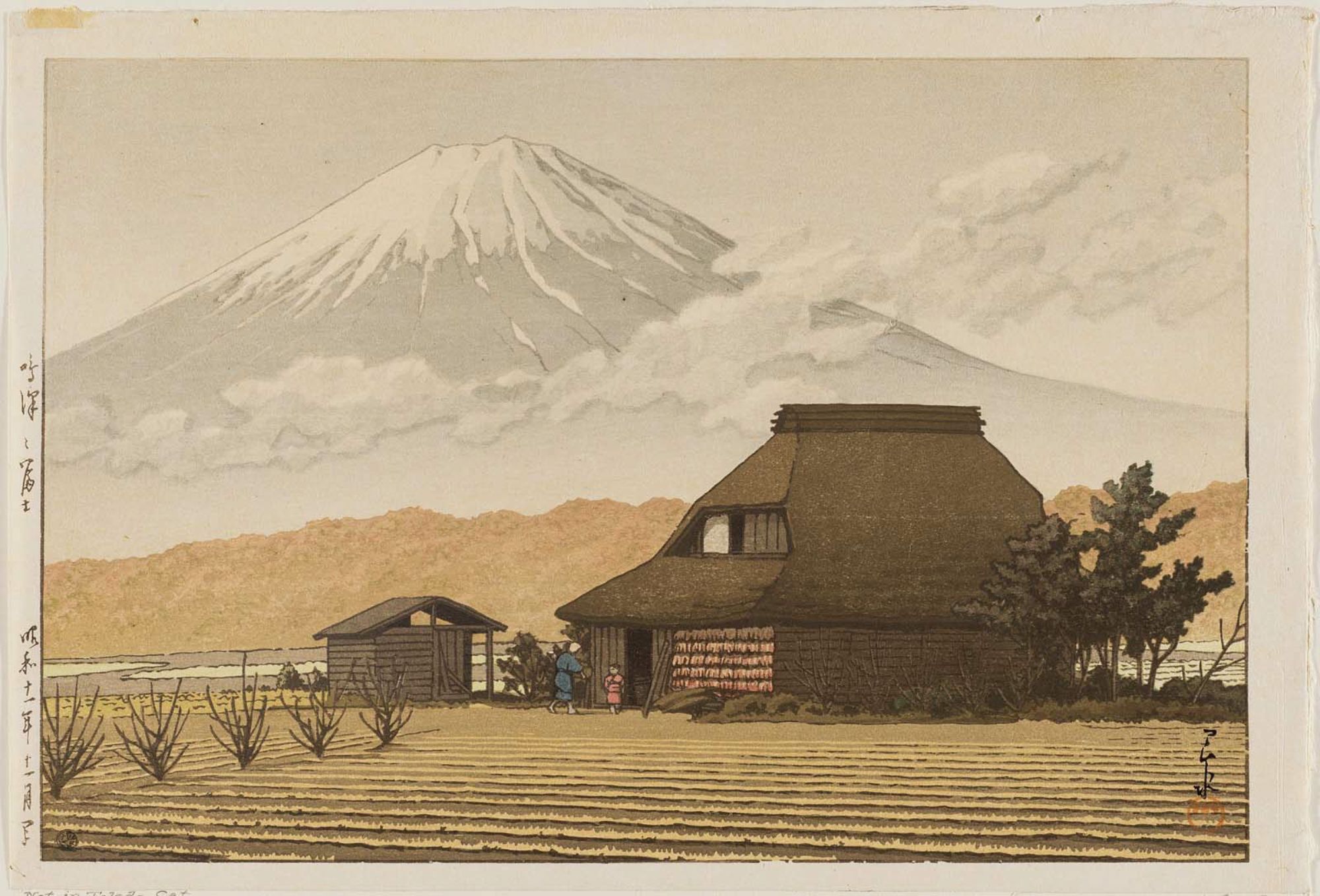 Hasui Kawase - Mt. Fuji from Narusawa (Narusawa no Fuji)