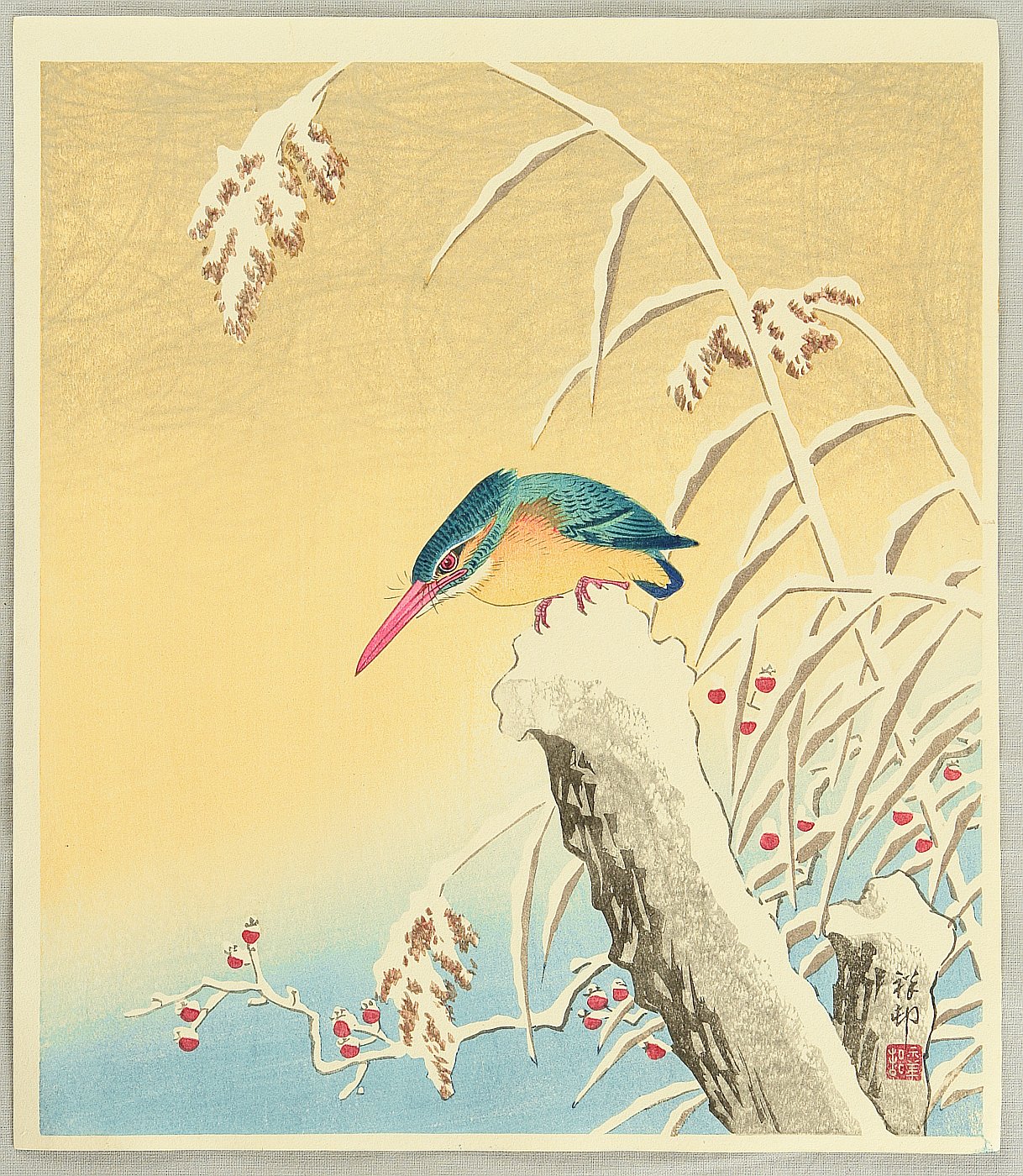 Ohara Koson - Kingfisher