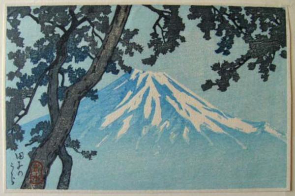 Hasui Kawase - Tagonoura- Lake Tago