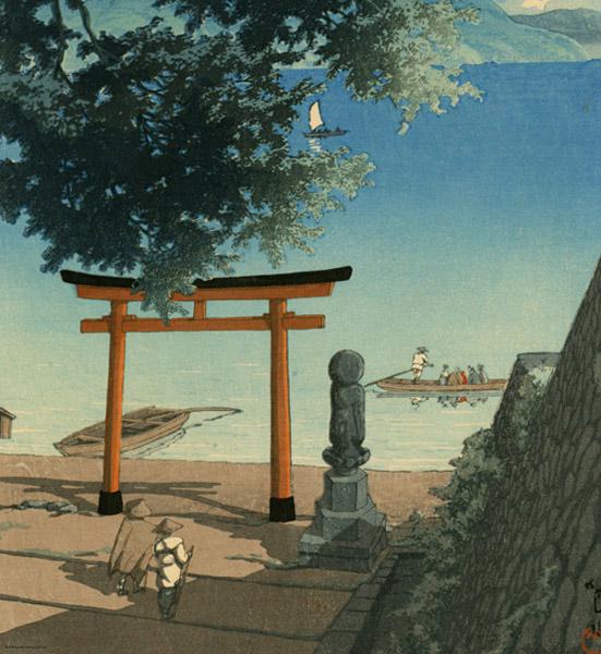 Hasui Kawase - Chuzenji, Utagahama