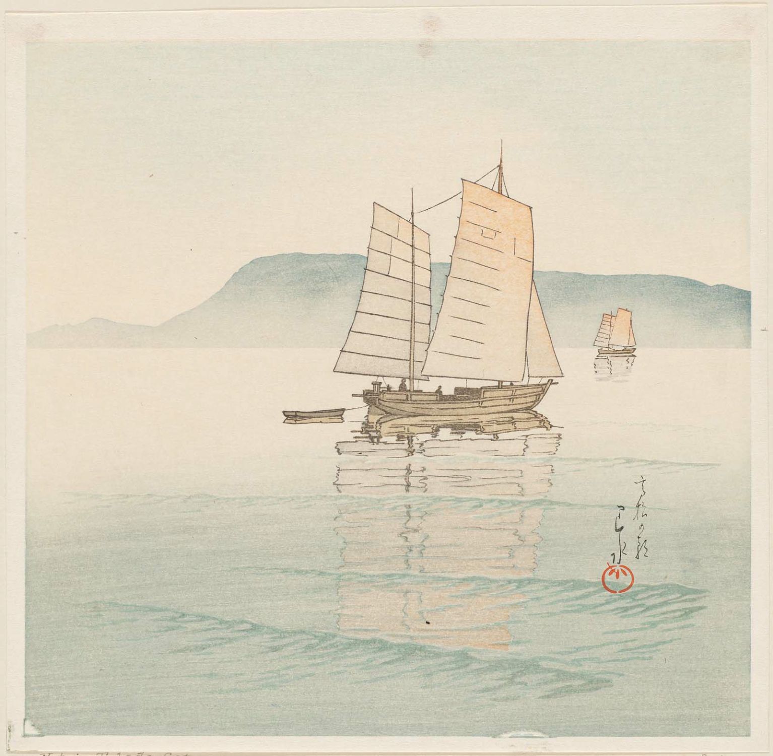 Hasui Kawase - Morning at Takamatsu (Takamatsu no asa)