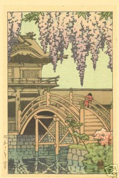 Hasui Kawase - Kameido Shrine