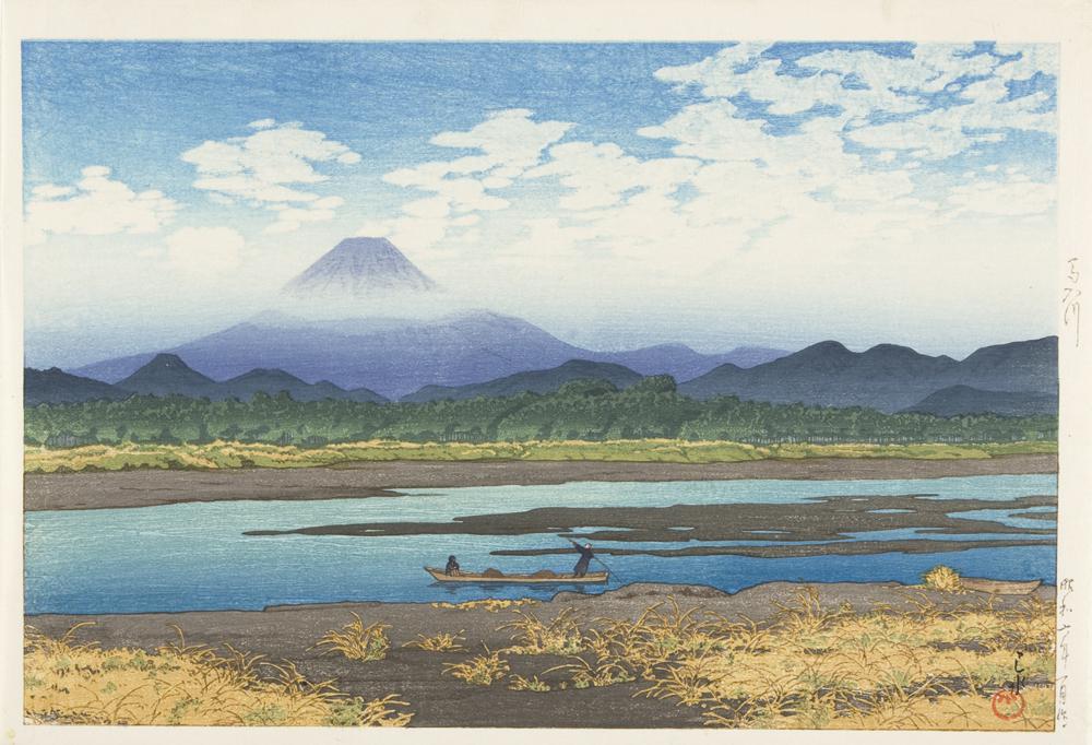 Hasui Kawase - Banyu River, from the series Selection of Views of the Tokaido