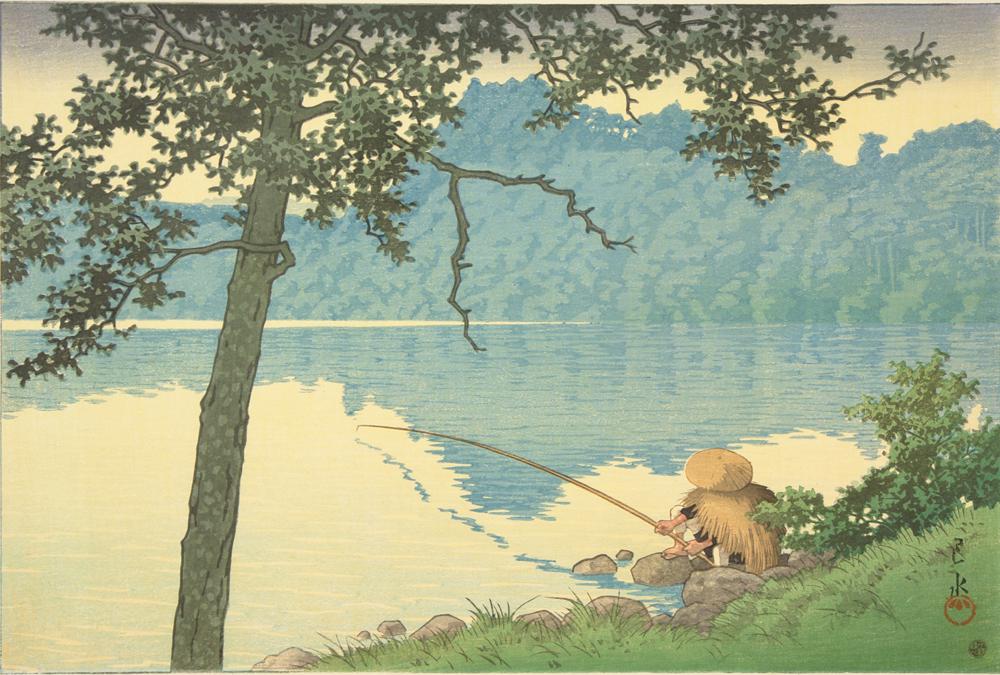 Hasui Kawase - Lake Matsubara, Shinshu