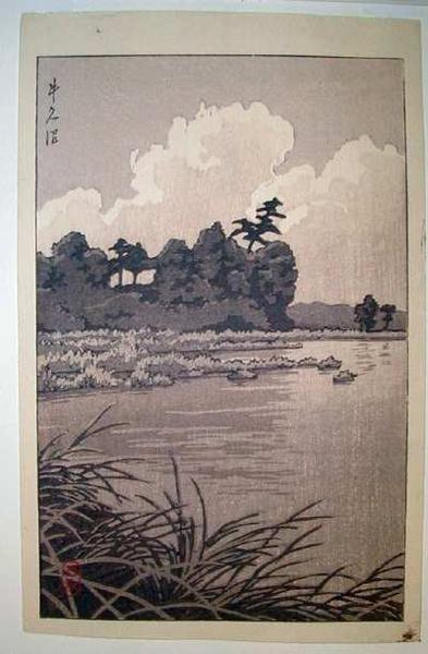 Hasui Kawase - Lake Nakaxxx