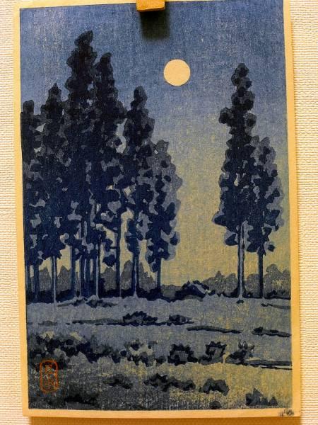 Hasui Kawase - Untitled- Night country scene