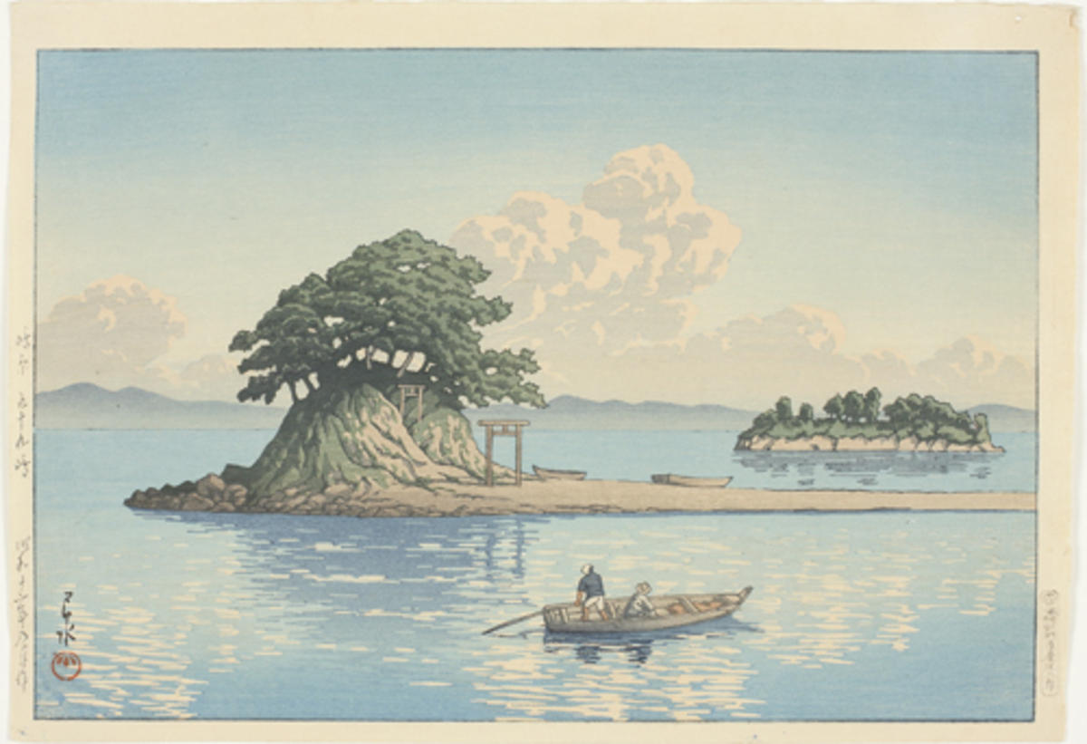 Hasui Kawase - Kujukushima, Shimabara – version 2