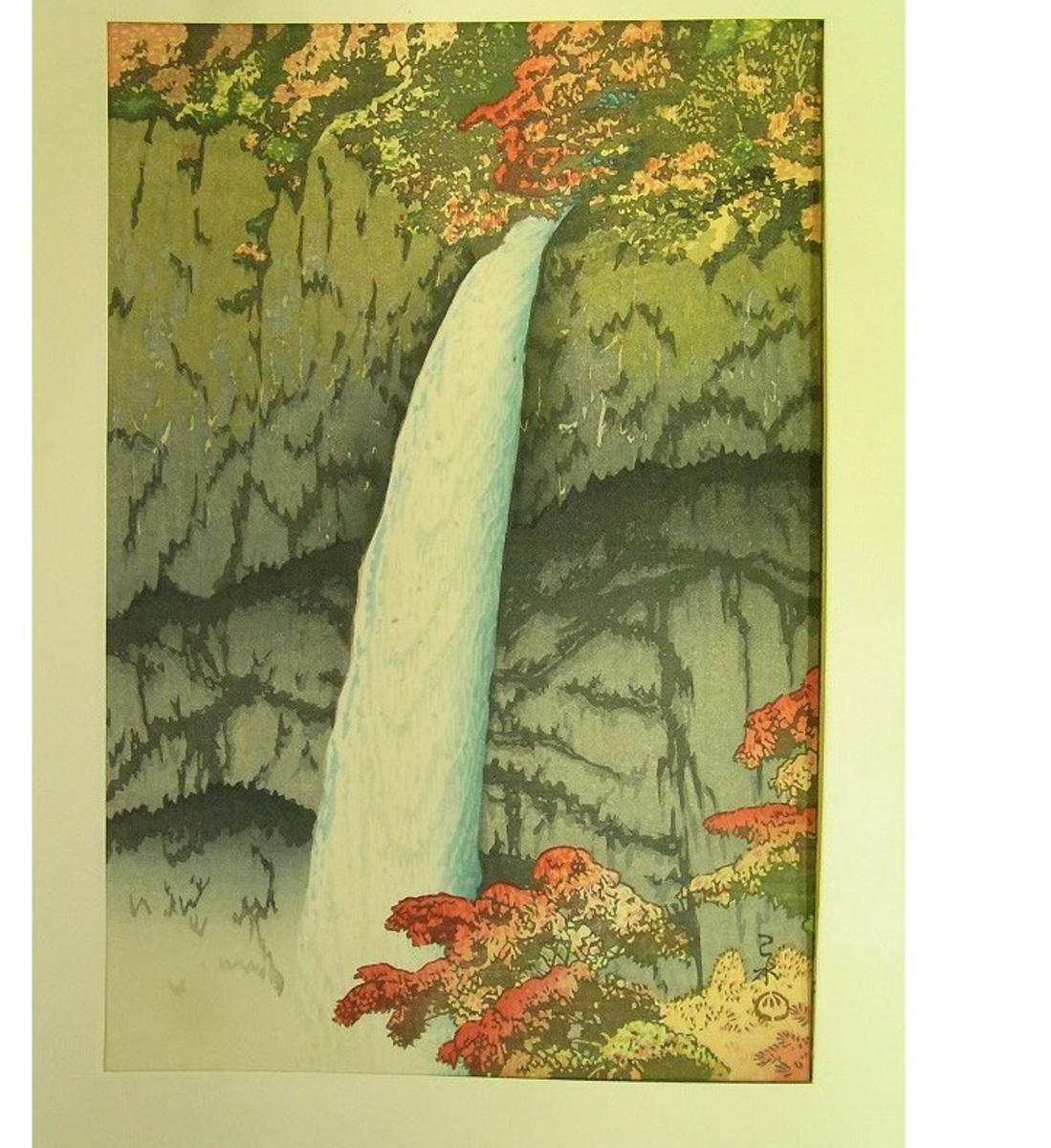 Hasui Kawase - Kegon Waterfalls, Nikko — 華源滝