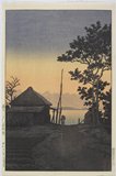 Hasui Kawase - Evening at Aso in Ibaraki Prefecture