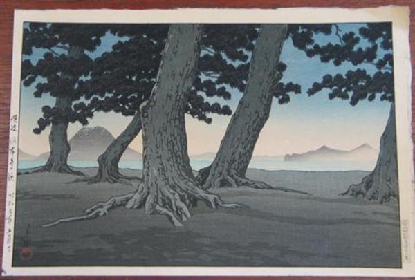 Hasui Kawase - Teranohama, Sanuki Coast- Kaiganji Beach