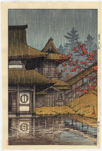 Hasui Kawase - Yamano Tera, Sendai