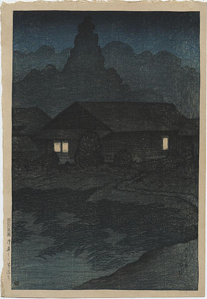 Hasui Kawase - Tsuta Hotspring, Mutsu Province